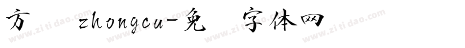 方圆 zhongcu字体转换